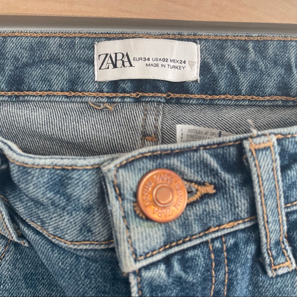 Zara Slim Fit High Rise Jeans - Picture 3 of 3